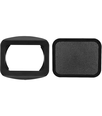 Amazon.com : Haoge LH-S35B Bayonet Square Metal Lens Hood Shade